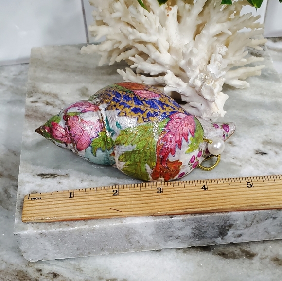 Spiral Snail Shell Ornament Aromatic Paisley Designโ๏ธ๐โ๏ธ - Picture 8 of 8
